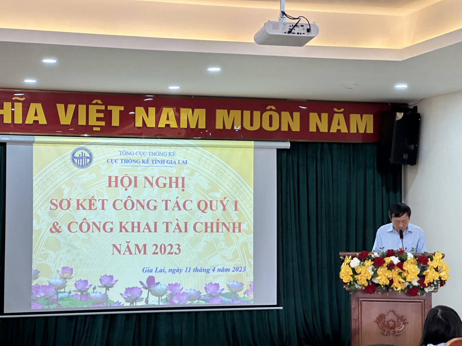 Đc: Trần Quang Minh - Cục Trưởng khai mạc hội nghị